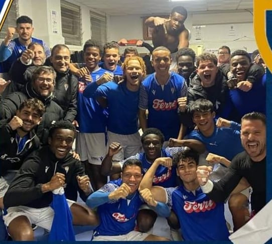 Celebración en el vestuario