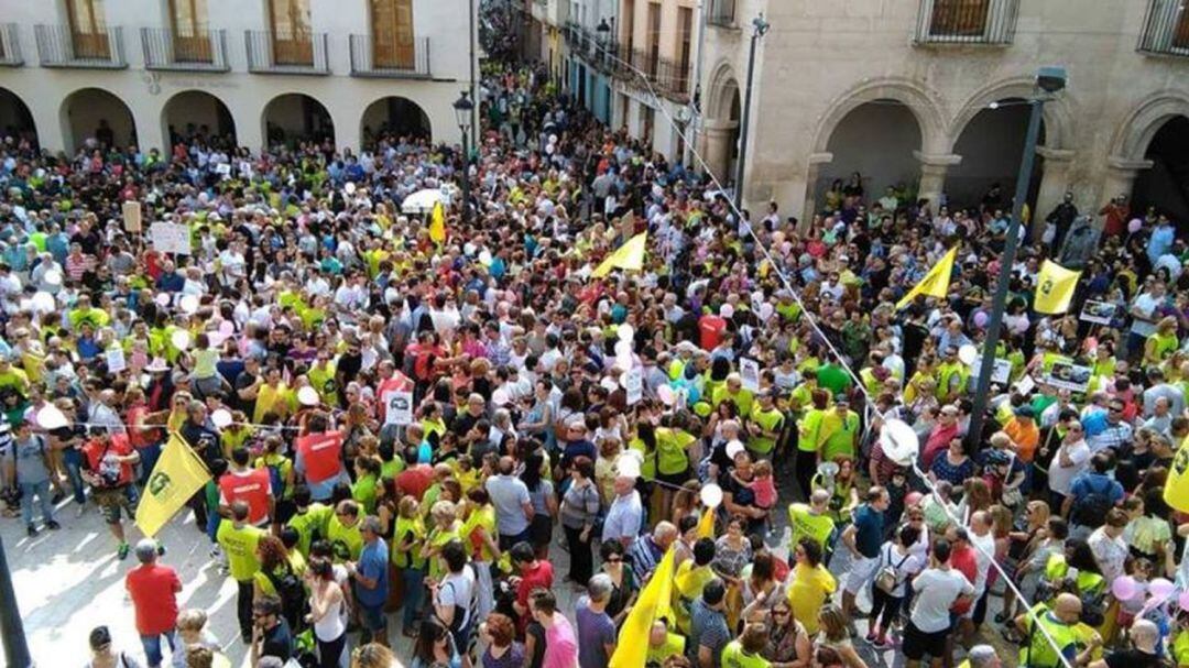 Imagen de archivo de la manifestación del año 2017