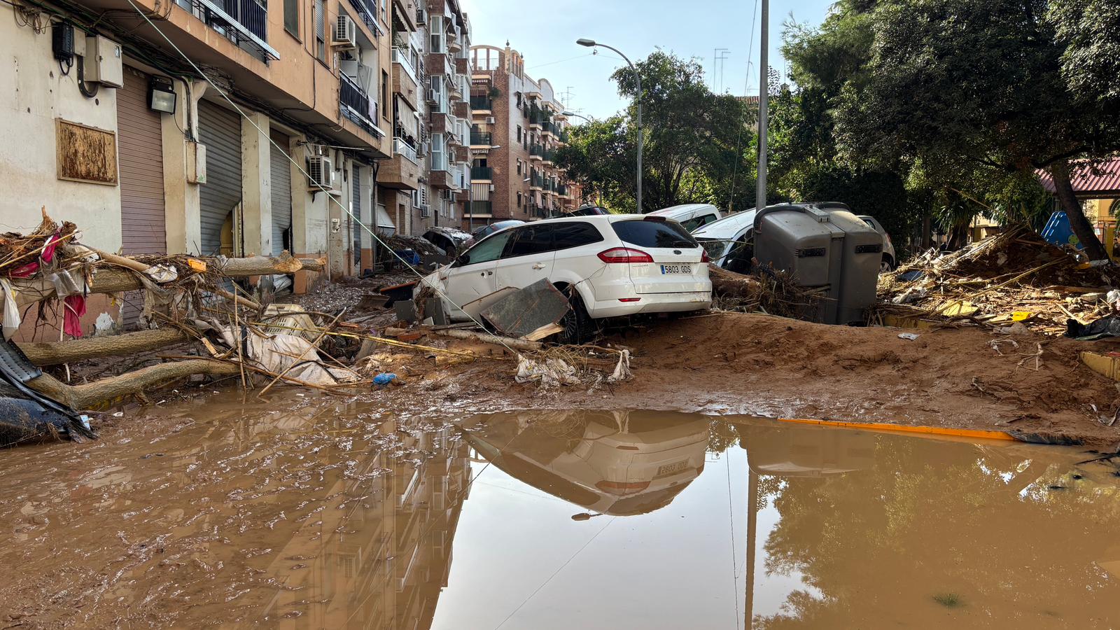 La localidad de Paiporta tras los efectos de la dana - Octubre 2024