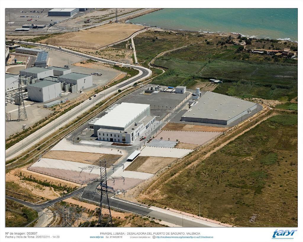 Planta dessalinitzadora a Sagunt.