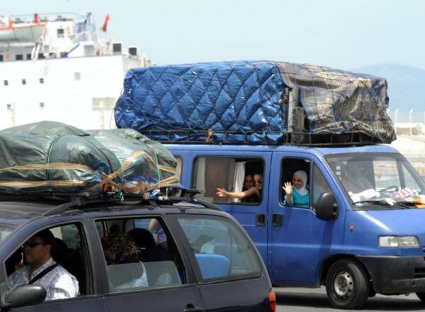 Una imagen de archivo de la Operación Paso del Estrecho