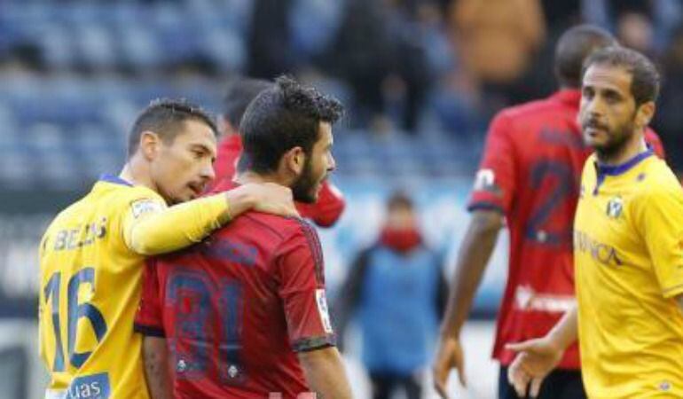 Osasuna empató el sábado con el Alcorcón en Pamplona.