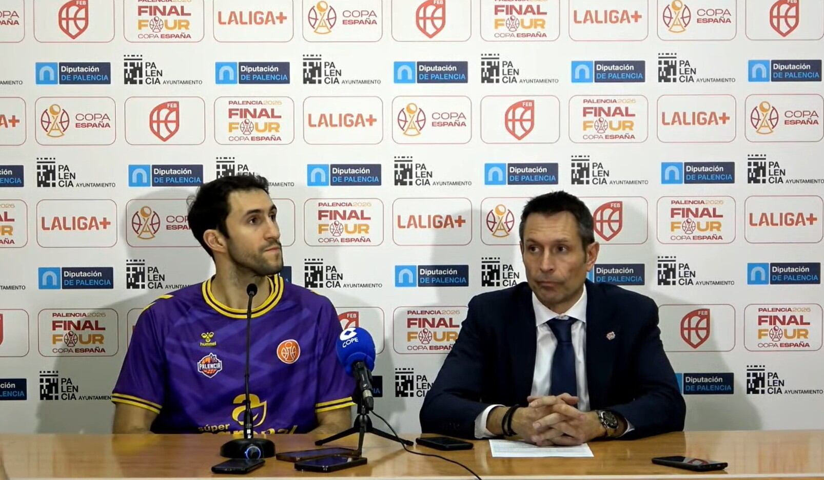 Natxo Lezkano tras el partido