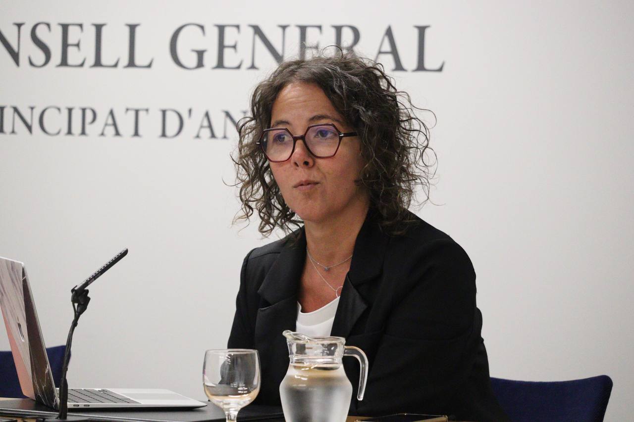 La presidenta del grup parlamentari socialdemòcrata, Judit Casal.