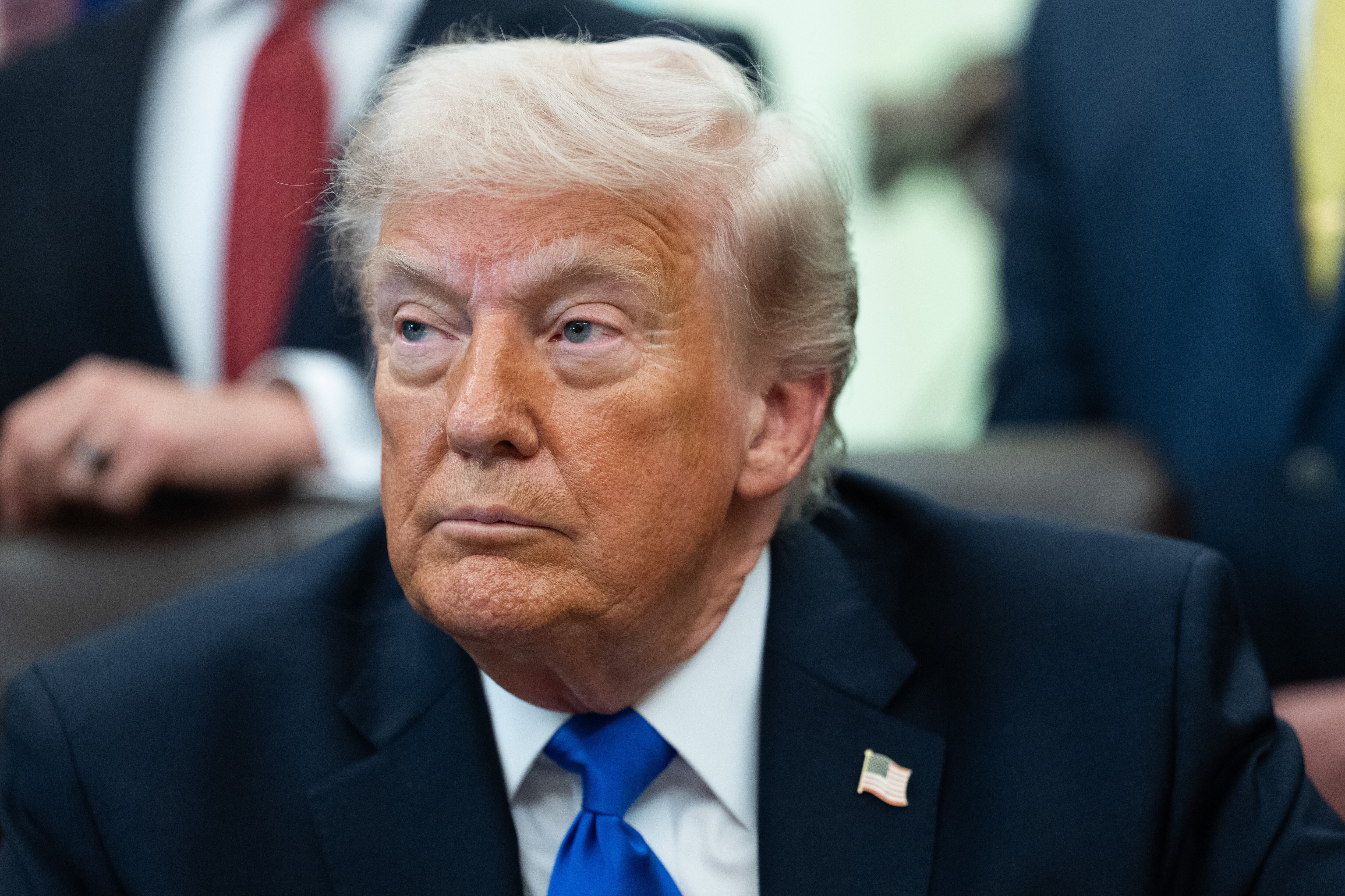 Presidente Donald Trump en la Oficina Oval de la Casa Blanca en Washington, DC (EE.UU.)
