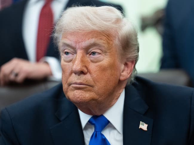 Presidente Donald Trump en la Oficina Oval de la Casa Blanca en Washington, DC (EE.UU.)