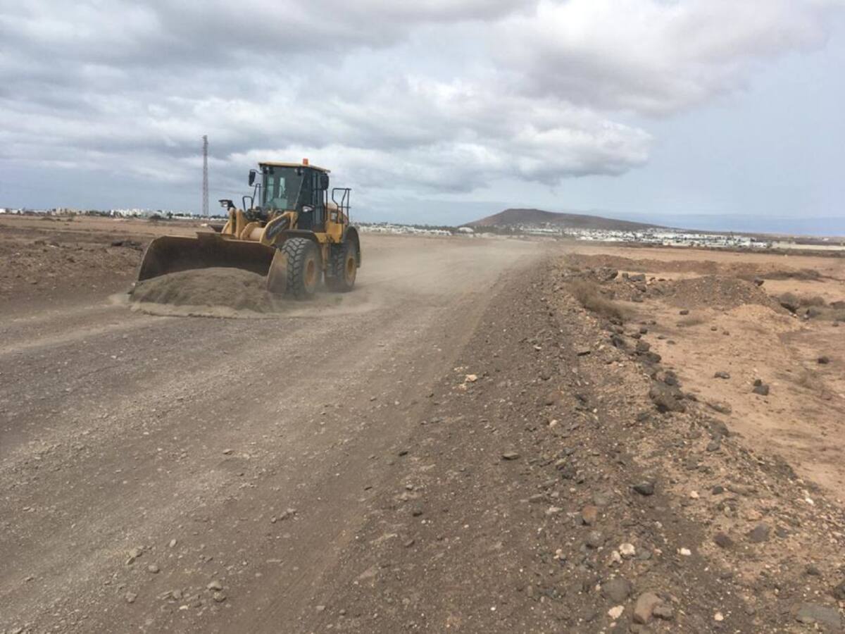 Yaiza invierte 42.000 euros en la mejora de los caminos de Papagayo