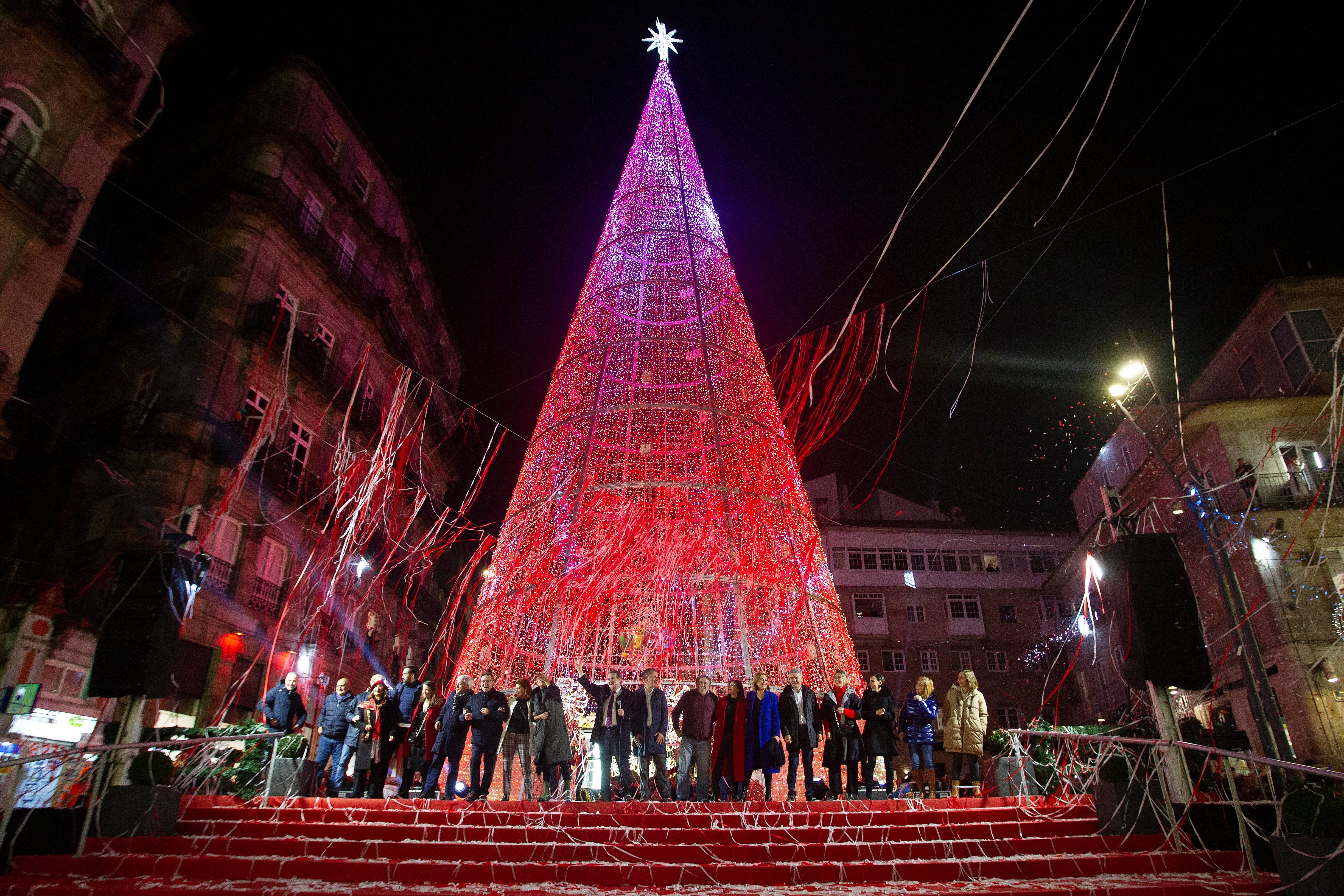 Encendido de Navidad en Vigo EFE/ Salvador Sas