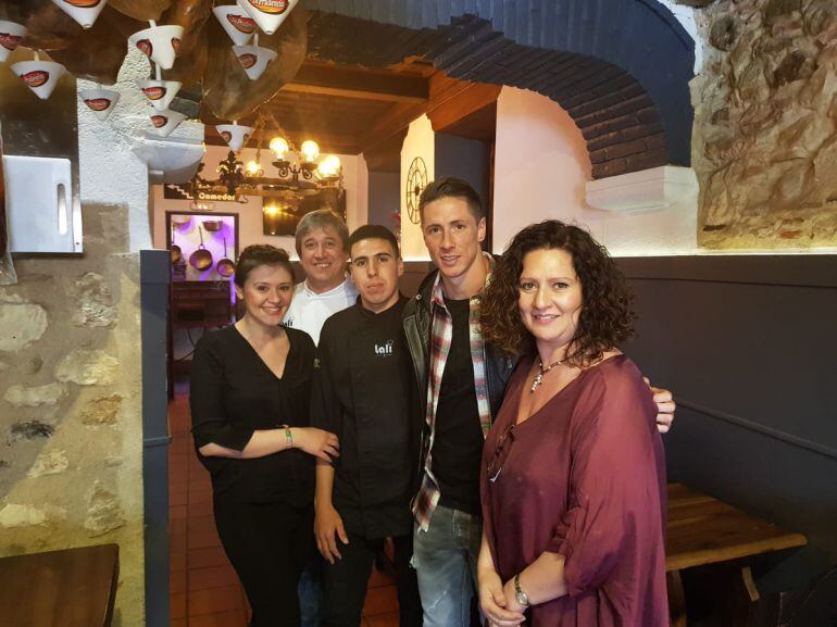 Fernando Torres en Restaurante Lali