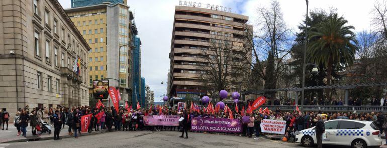 La concentración partía del Parque San Lázaro