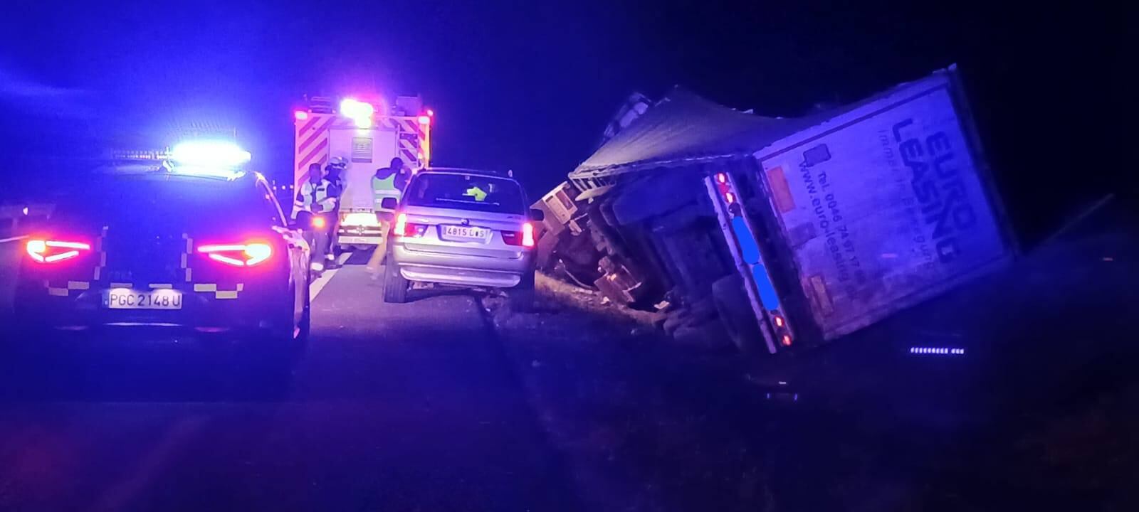 Accidente en la A-4 a la altura de Los Villares de Andújar.