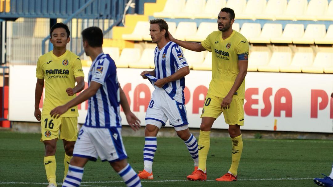 Monreal se retira contrariado del amistoso contra el Villarreal