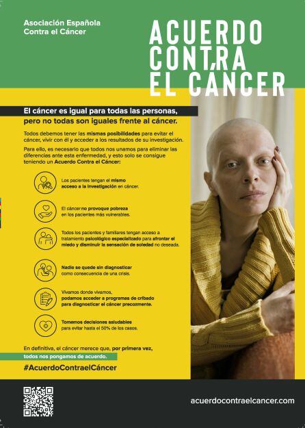 Manifiesto y peticiones para el Acuerdo Contra el Cáncer