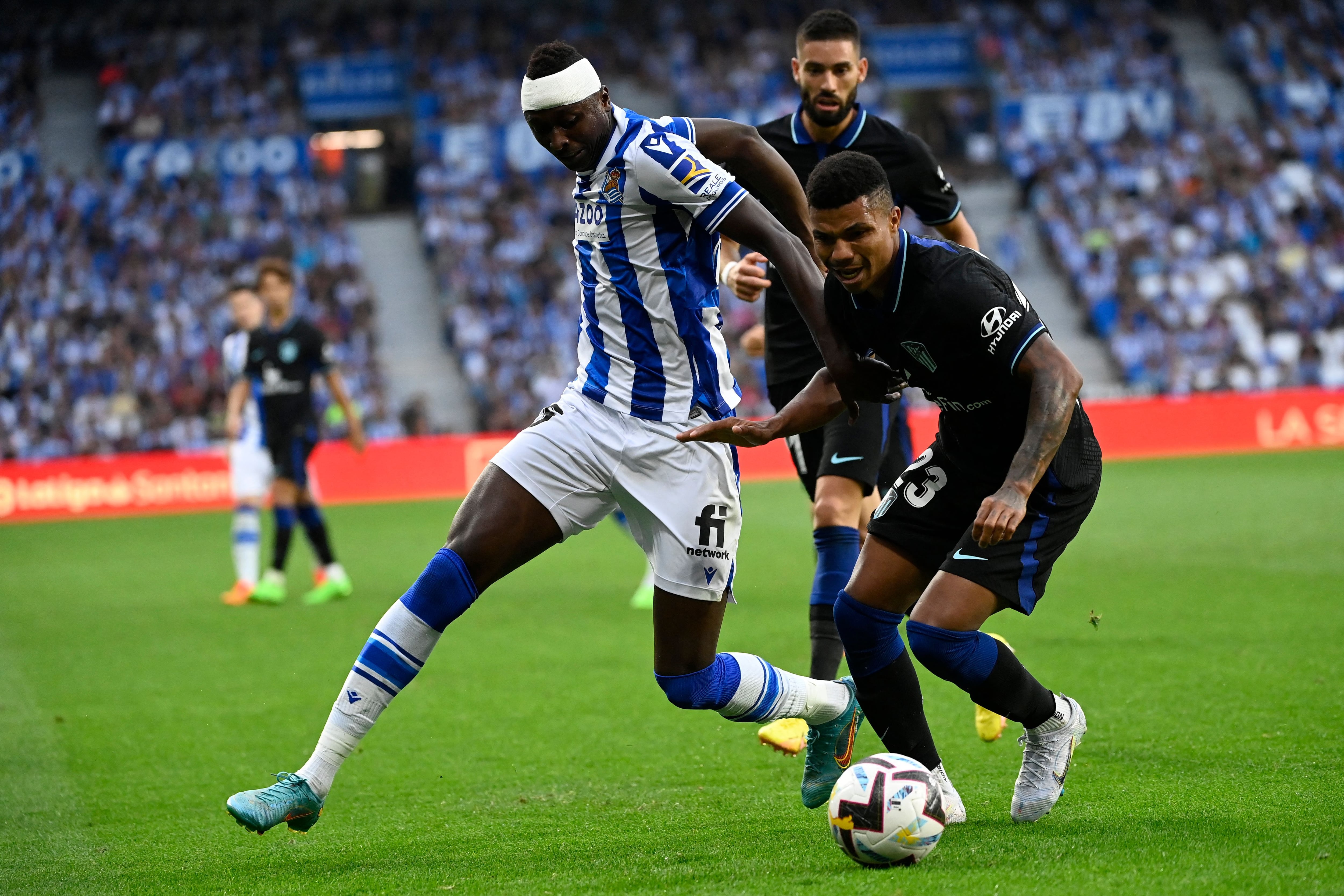 Atlético de Madrid - Real Sociedad, partido correspondiente a la jornada 37 de LaLiga Santander. (Photo by PIERRE-PHILIPPE MARCOU / AFP) (Photo by PIERRE-PHILIPPE MARCOU/AFP via Getty Images)