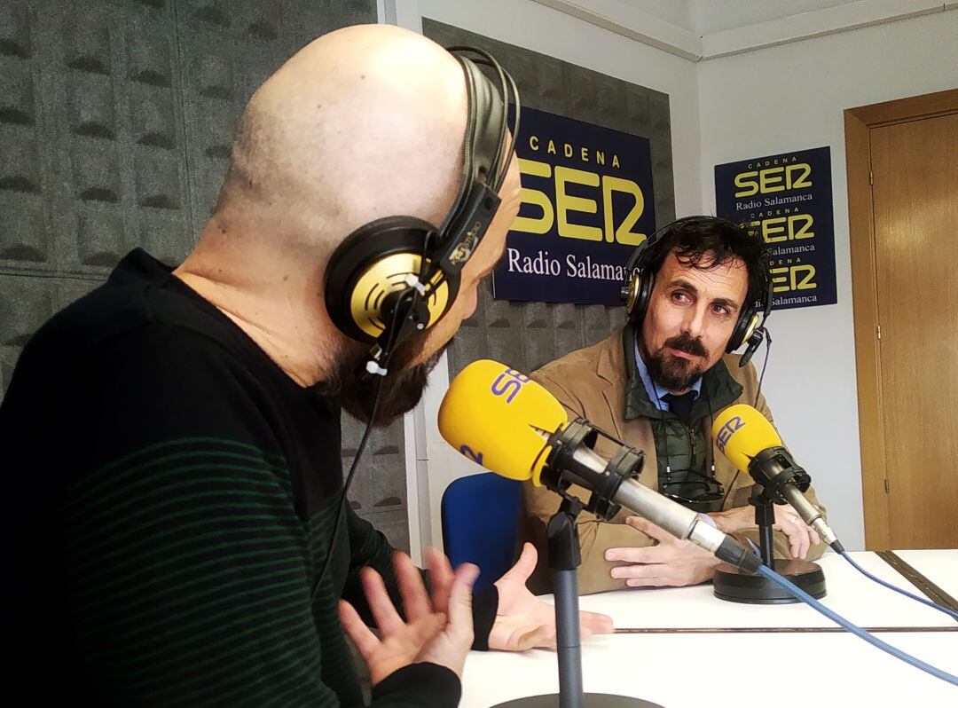 Tom, en los estudios de SER Deportivos Salamanca