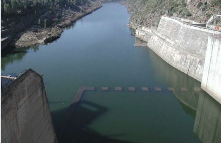 Embalse de Cedillo en una fotografía de archivo