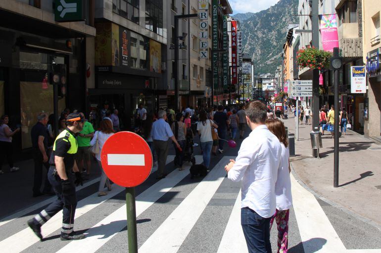 Les primeres hores de tancament al trànsit de la part baixa de Meritxell han estat satisfactòries.