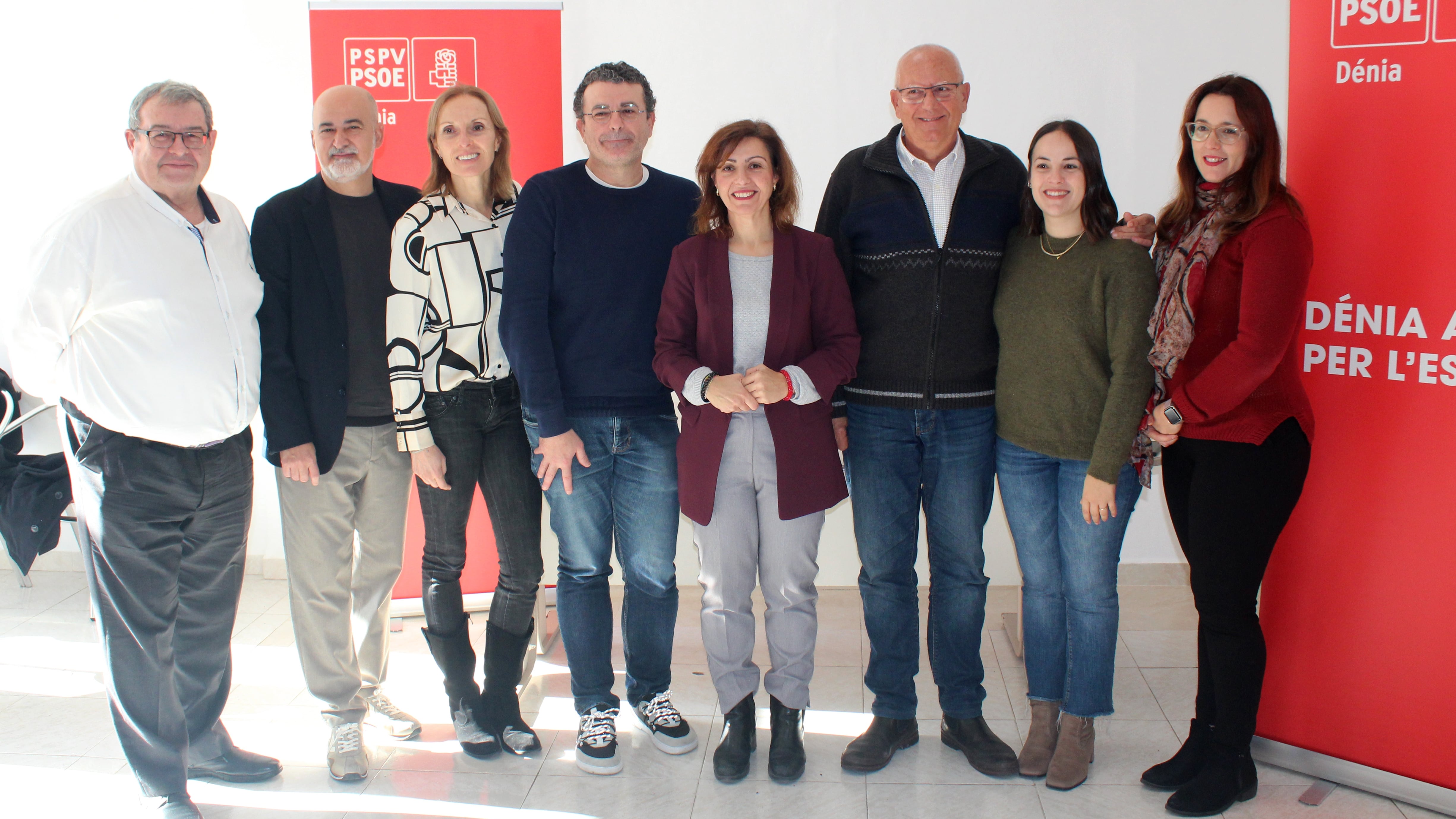 El equipo de gobierno del PSPV-PSOE Dénia