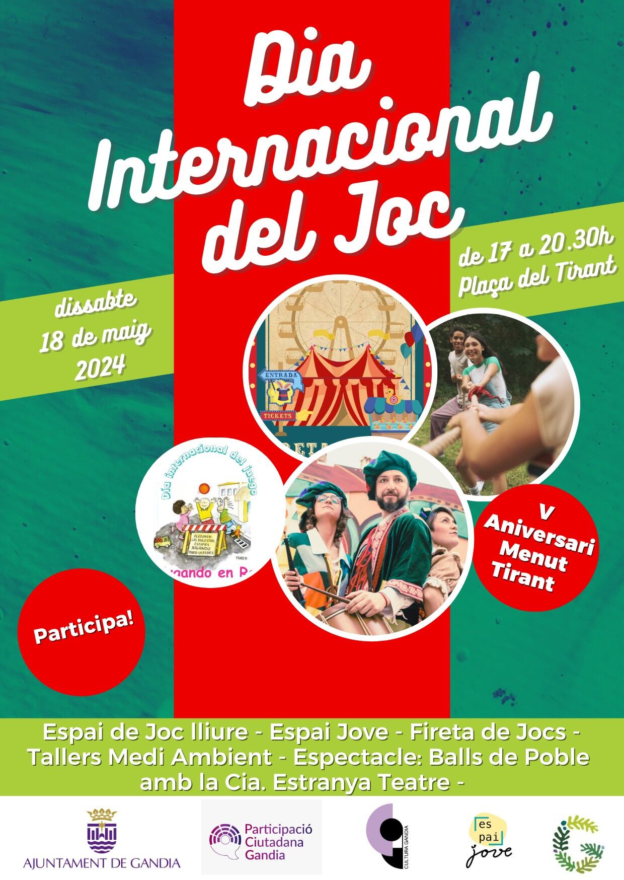 Cartel del Día Internacional del Juego.