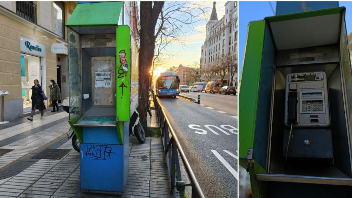 Un día en una cabina telefónica viendo pasar la vida de largo