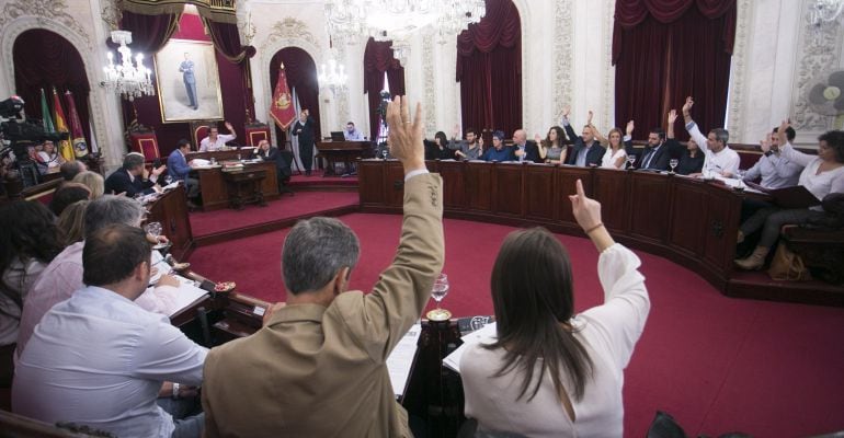 Pleno del Ayuntamiento de Cádiz