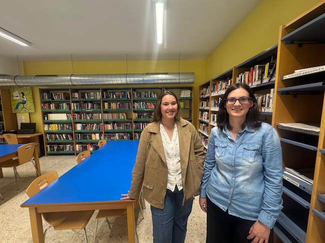 Concejal de cultura y directora de la Biblioteca municipal de Jaca "María Moliner"