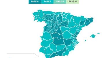 Estas son las provincias que Sanidad permite pasar a la fase 1 de la desescalada este lunes