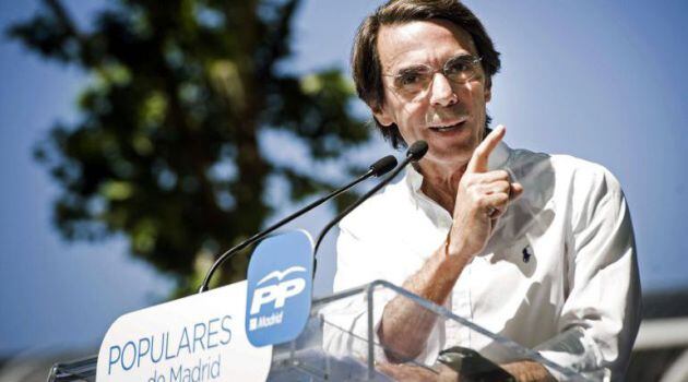 El expresidente José María Aznar