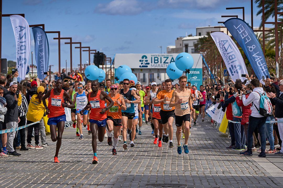 Imagen de archivo de la salida de la pasada edición de Ibiza Marathon