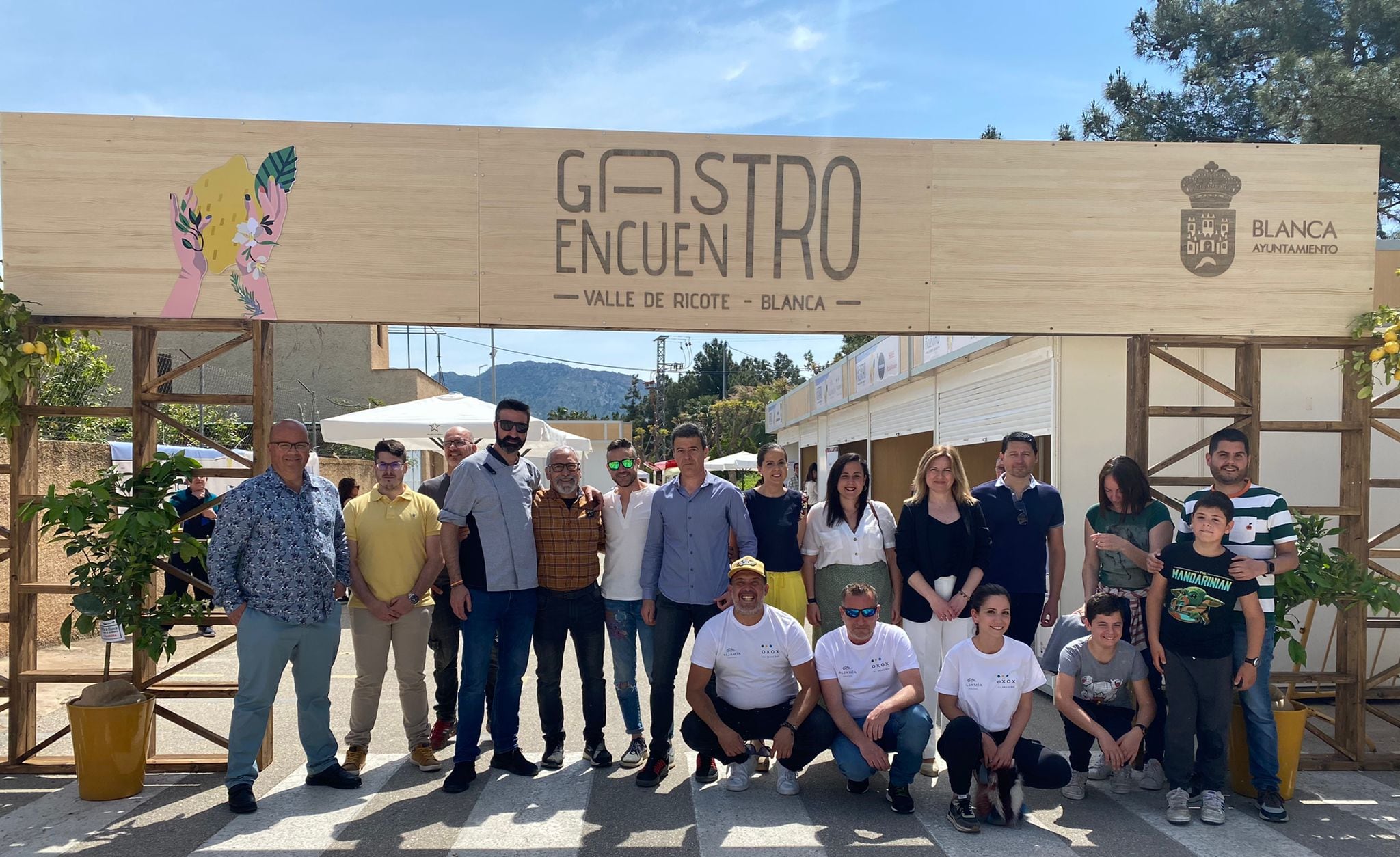 Inauguración del I Gastroencuentro de Blanca