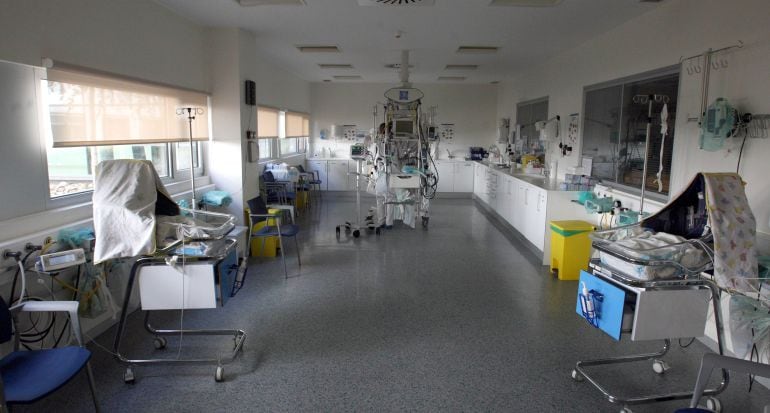 Zona de incubadores del hospital Rio Hortega