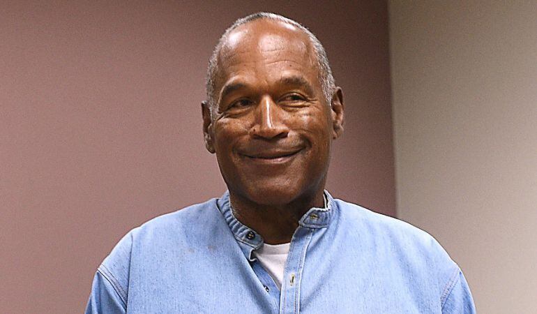 O.J. Simpson durante la audiencia para tramitar su libertad condicional.