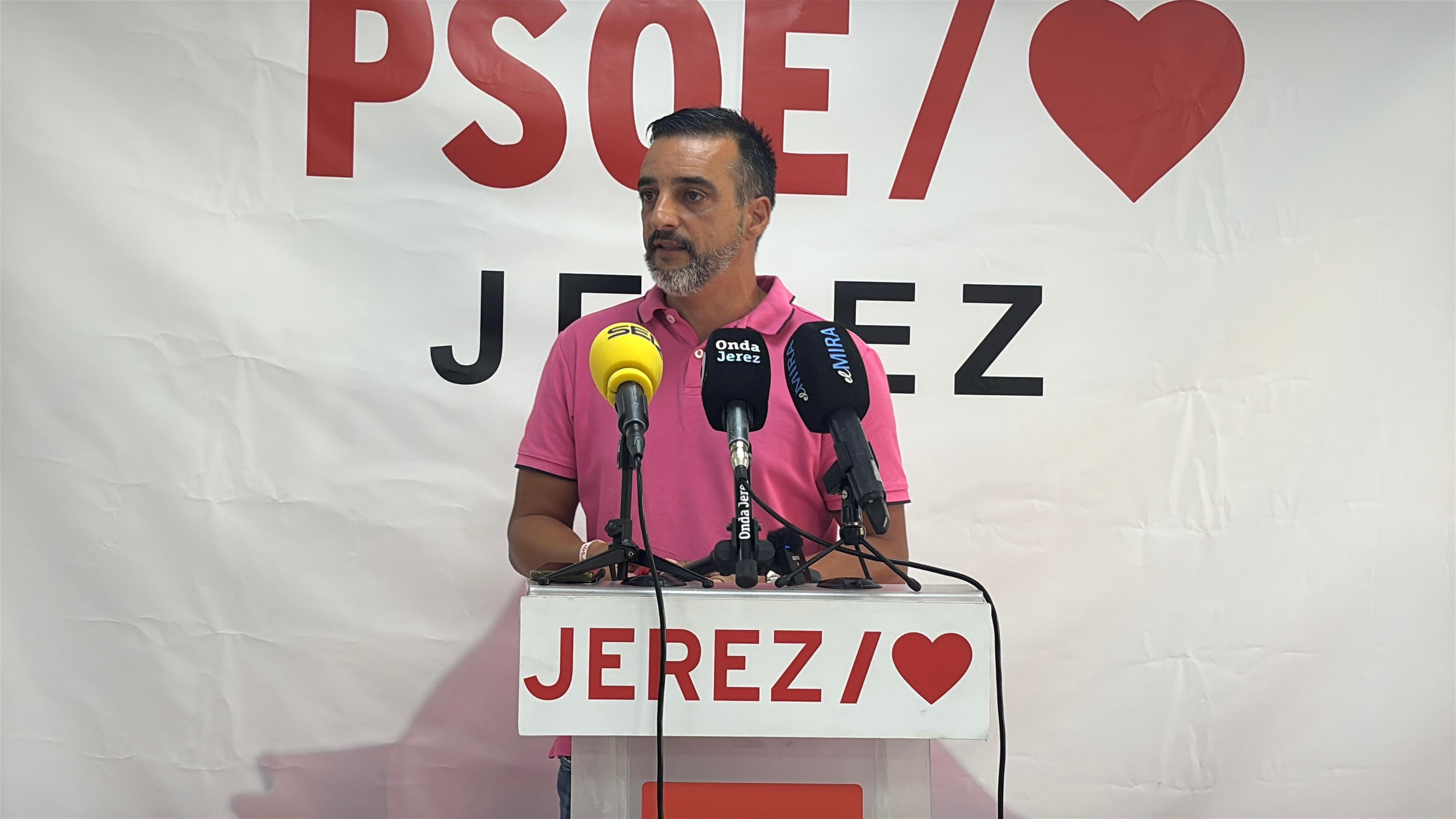 José Antonio Díaz, portavoz del Grupo Municipal socialista de Jerez