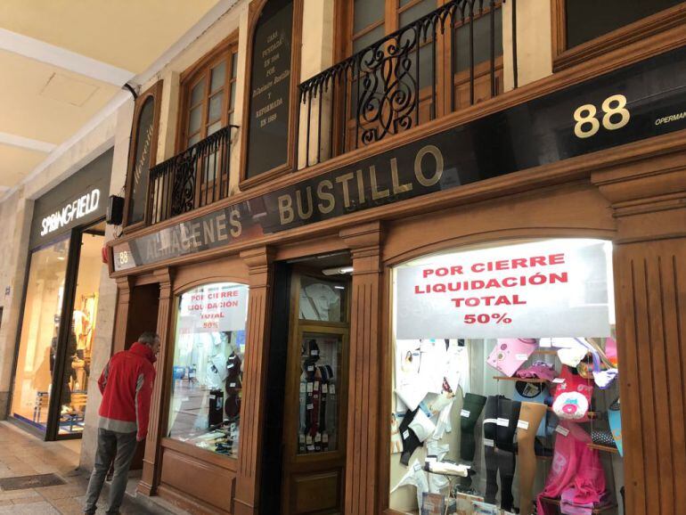 Así amanecía hoy el establecimiento de Bustillo