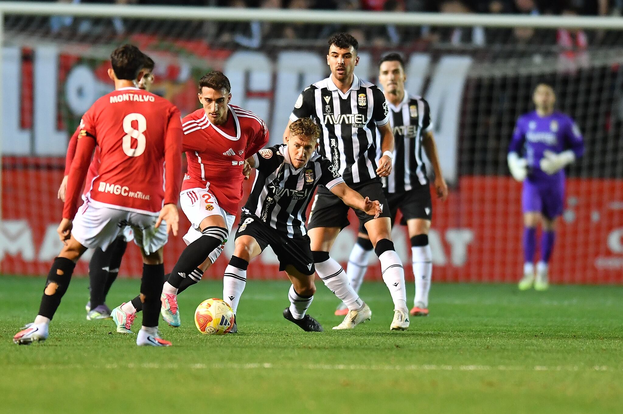 Imagen del partido de la primera vuelta entre Nàstic y Cartagena