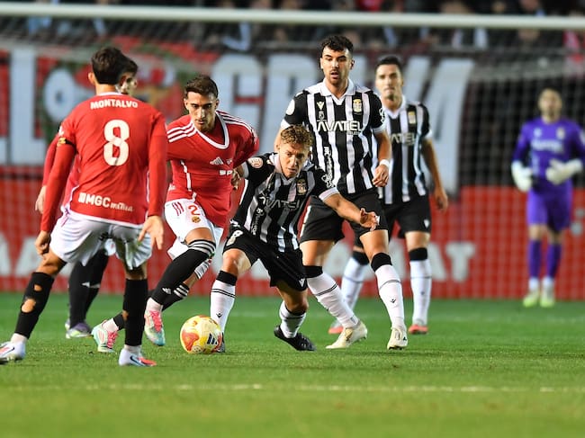 Imagen del partido de la primera vuelta entre Nàstic y Cartagena