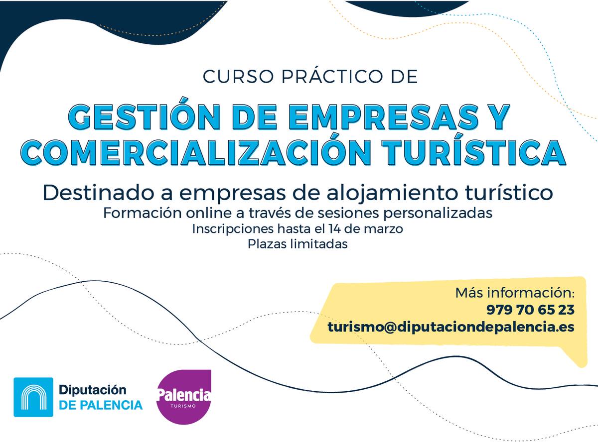 La Diputación invita a los empresarios del sector turístico palentino a formarse en gestión y comercialización de sus productos