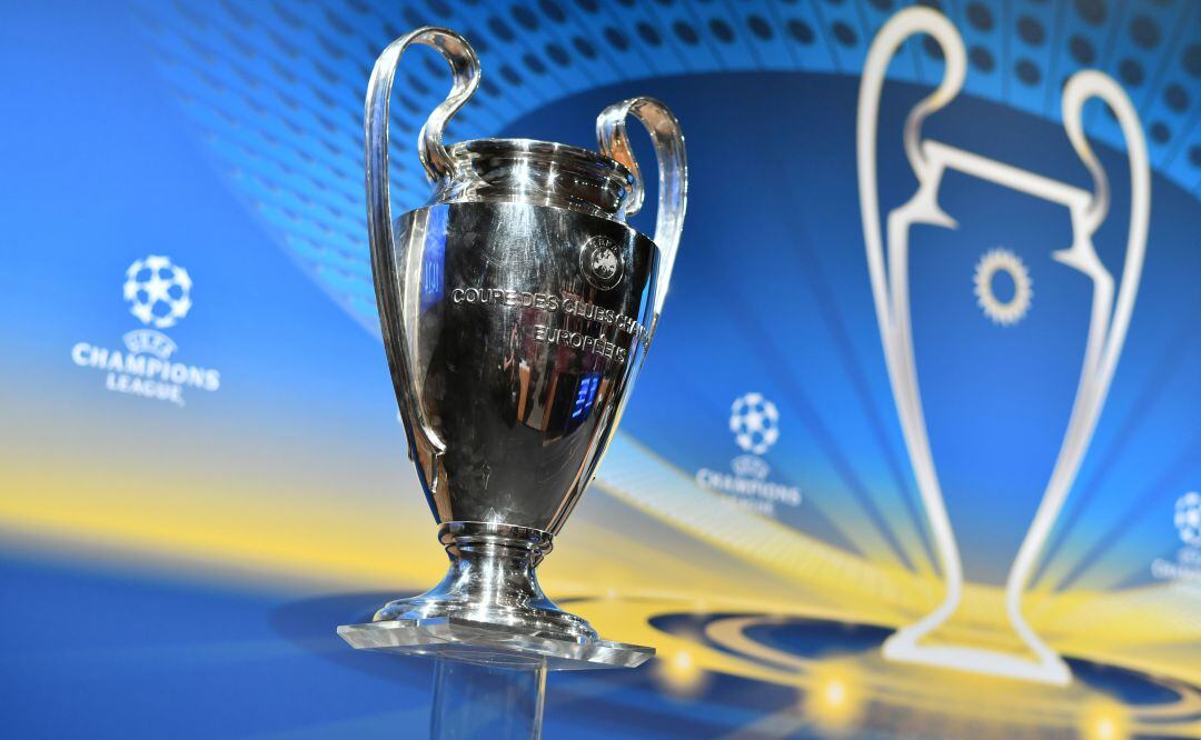 El trofeo de la Champions League.