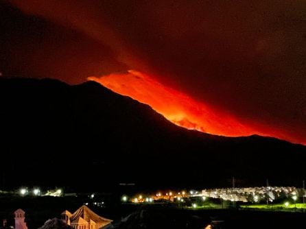 Así se ven las llamas desde Estepona