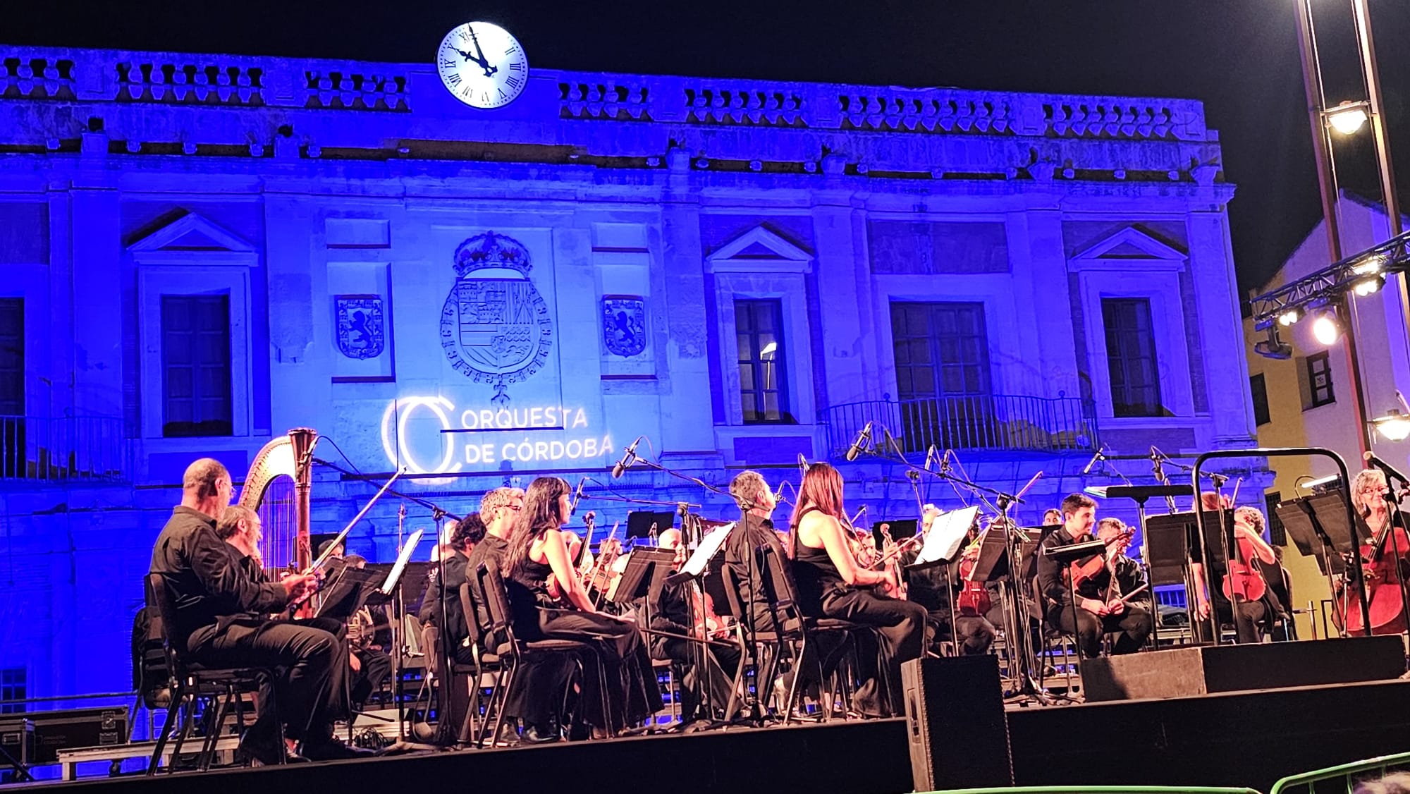 Concierto de la Orquesta de Córdoba en la Plaza de la Corredera con motivo de la Noche del Patrimonio