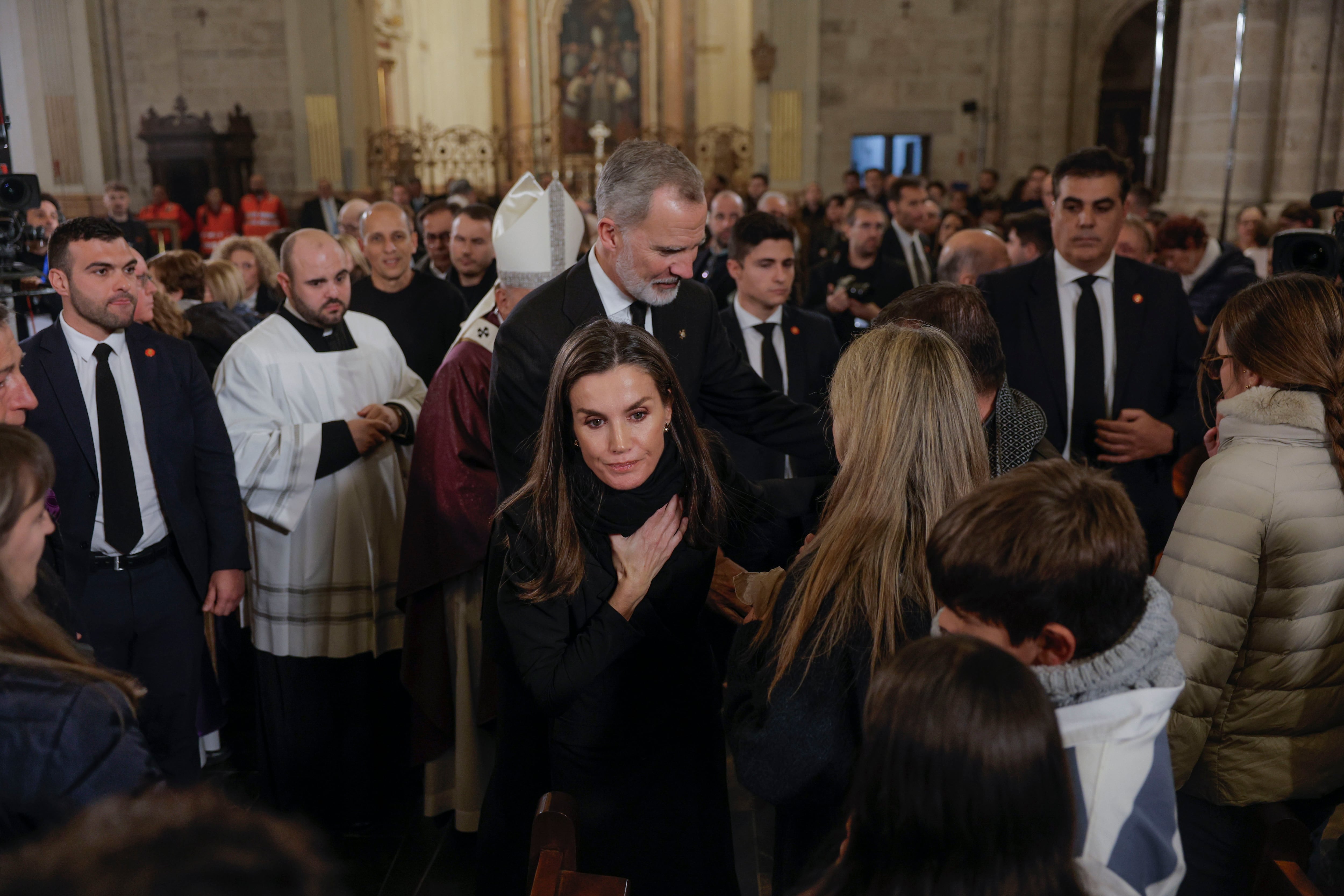 Los reyes y Sánchez saludarán a los familiares de las víctimas de la DANA en el funeral de Estado en Valencia