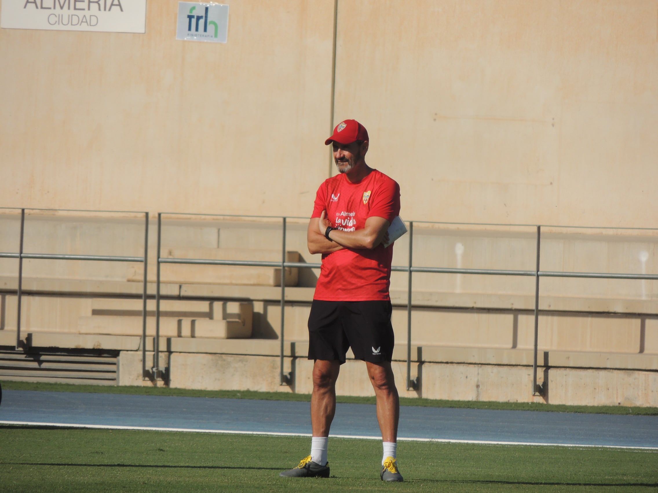 Vicente Moreno en el Anexo del Estadio de los Juegos Mediterráneos.