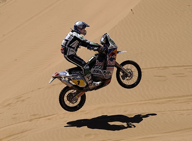 El catalán Marc Coma, en el Dakar 2010