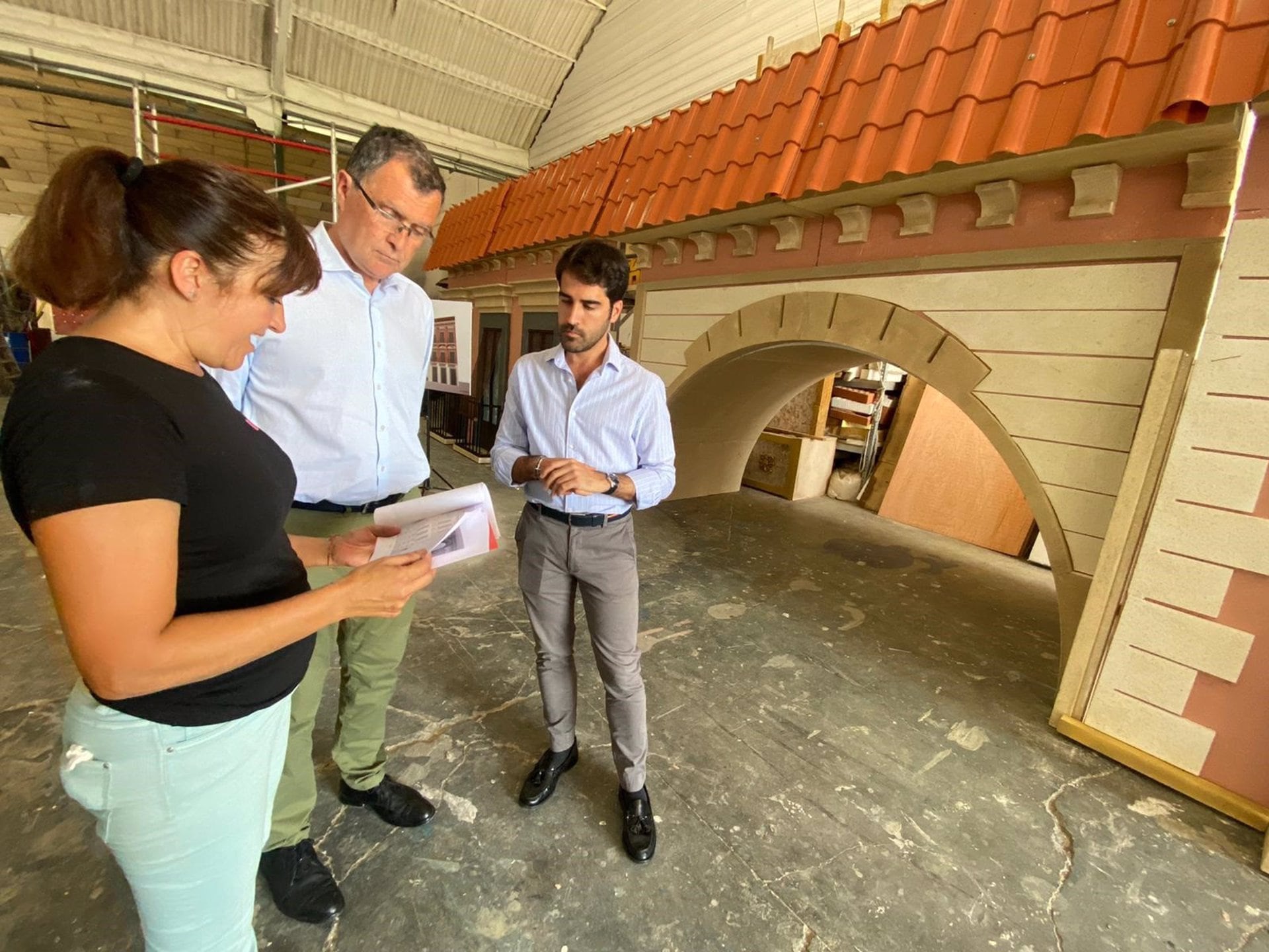 Una réplica del Palacio de Codorniú dará la bienvenida a los Huertos del Malecón de Murcia