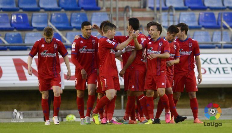 Imagen de archivo de los jugadores del CD Numancia