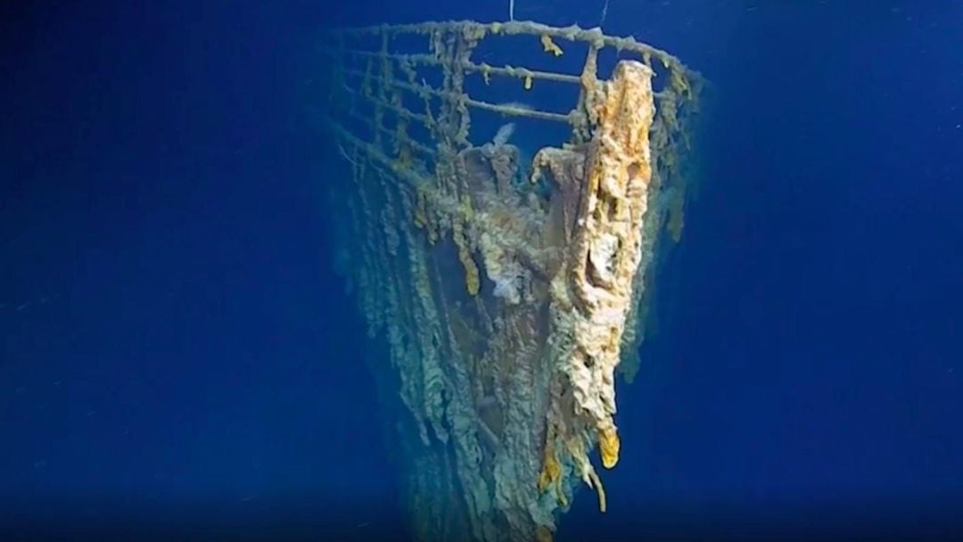 Las primeras imágenes en 15 años del Titanic muestran el gran deterioro de sus restos