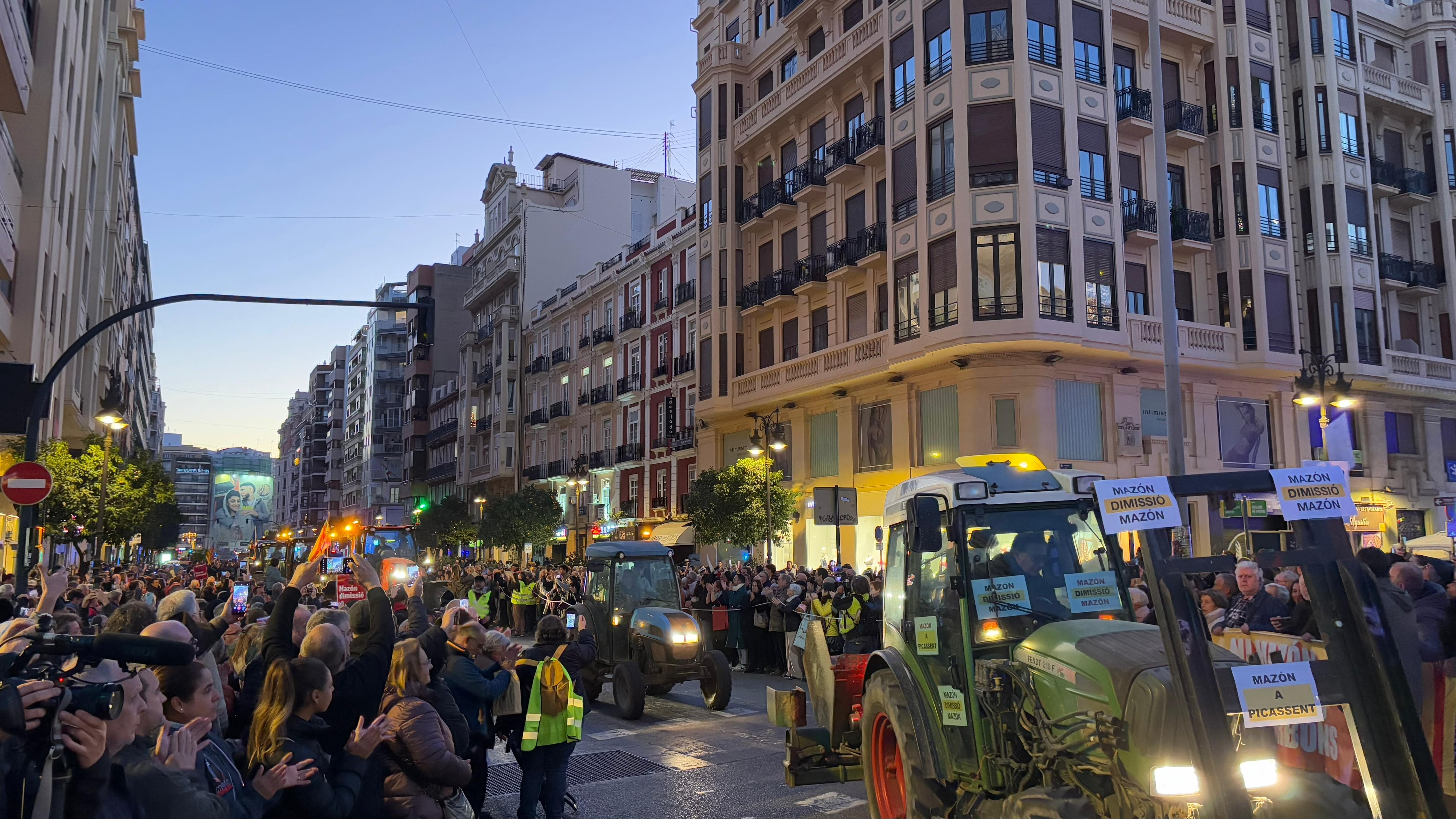 Manifestación en Valencia.