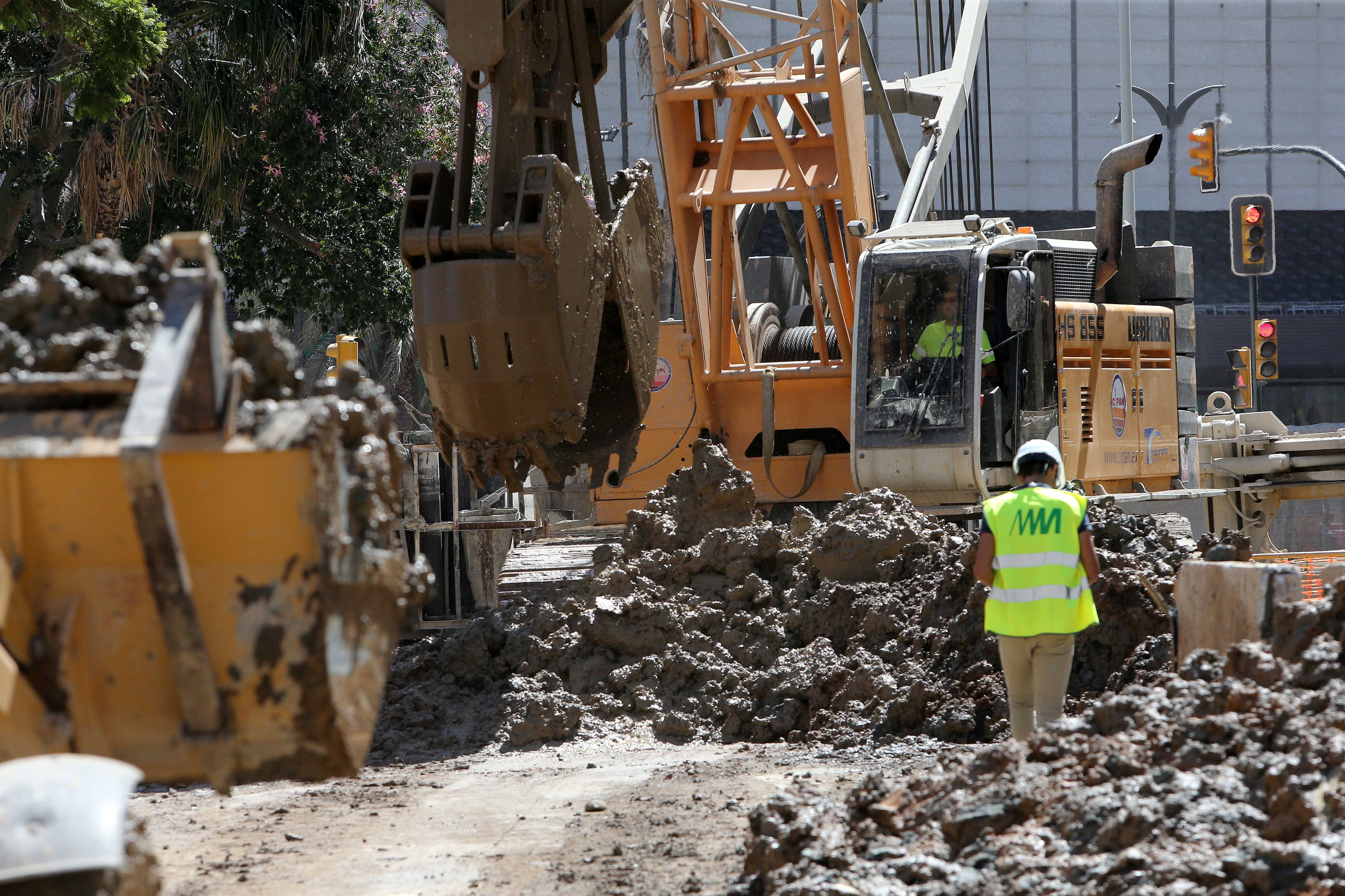Obras de prolongación del metro