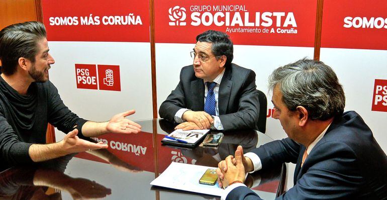Reunión del PSOE de A Coruña con cantantes líricos