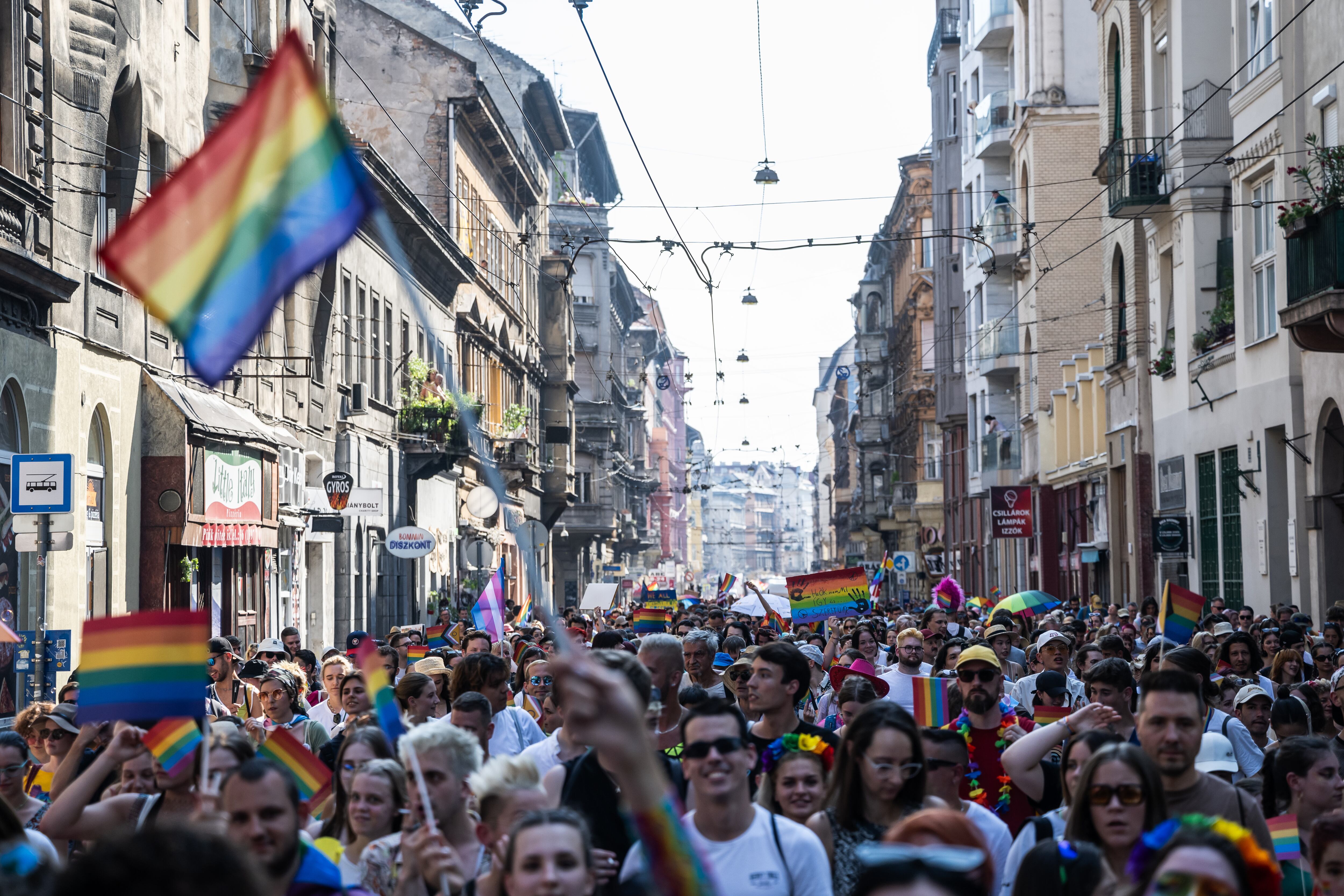 Celebración del Orgullo Gay en Budapest en 2023